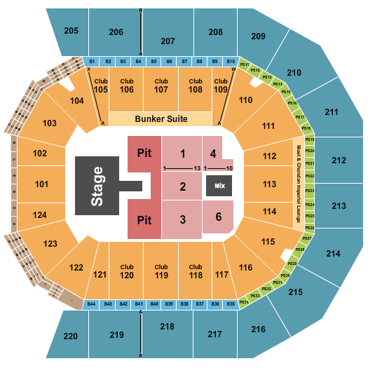 Moody Center ATX Thomas Rhett Seating Chart